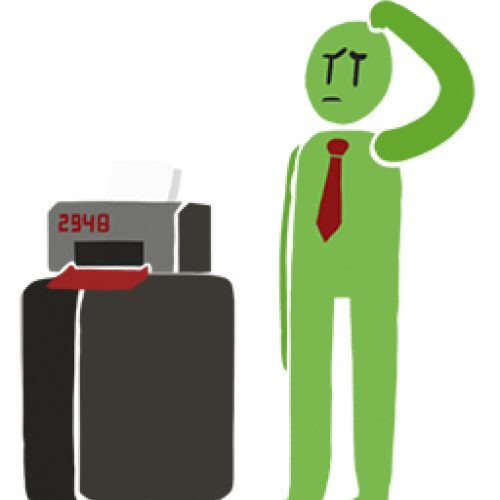 GEORGE AND THE PRINTER - 6xgames.io GEORGE AND THE PRINTER icon
