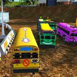 SCHOOL BUS DEMOLITION DERBY - Play Unblocked on 6xGames.io SCHOOL BUS DEMOLITION DERBY